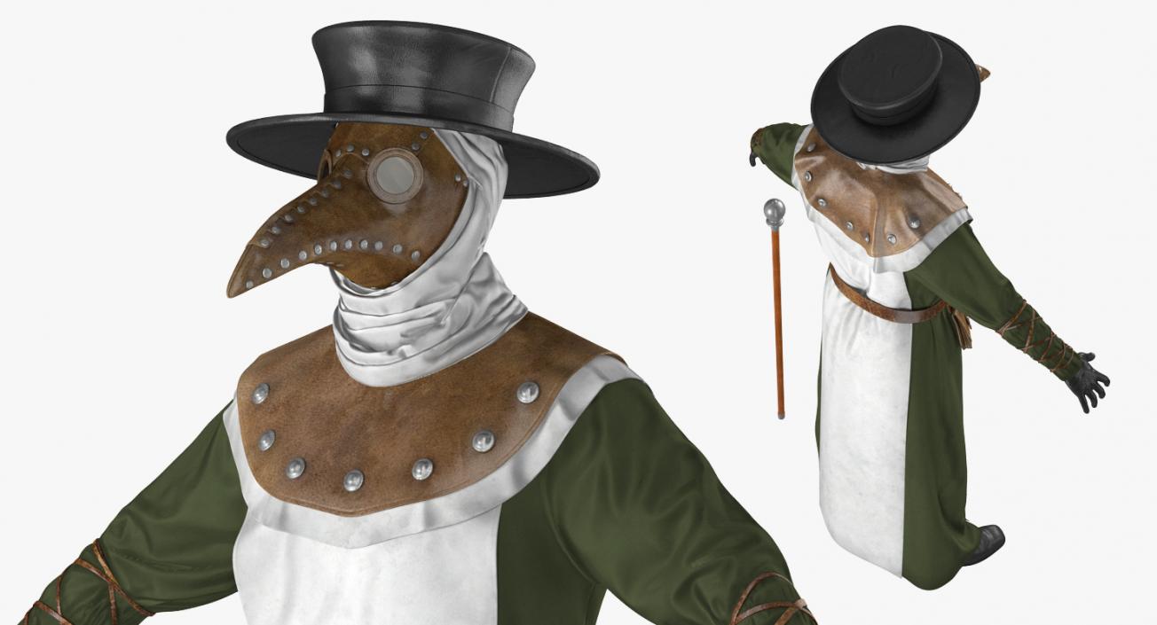 3D Plague Doctor Costume