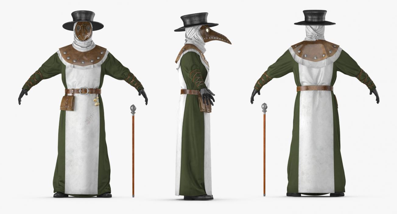 3D Plague Doctor Costume