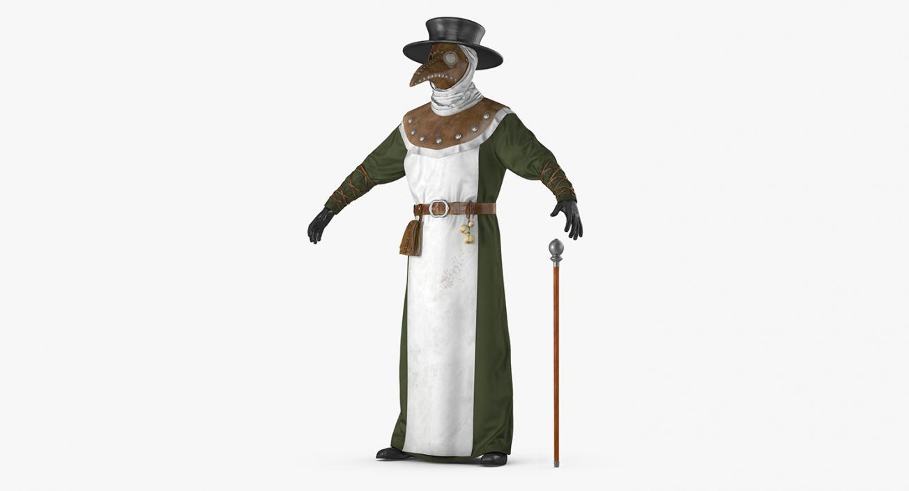 3D Plague Doctor Costume