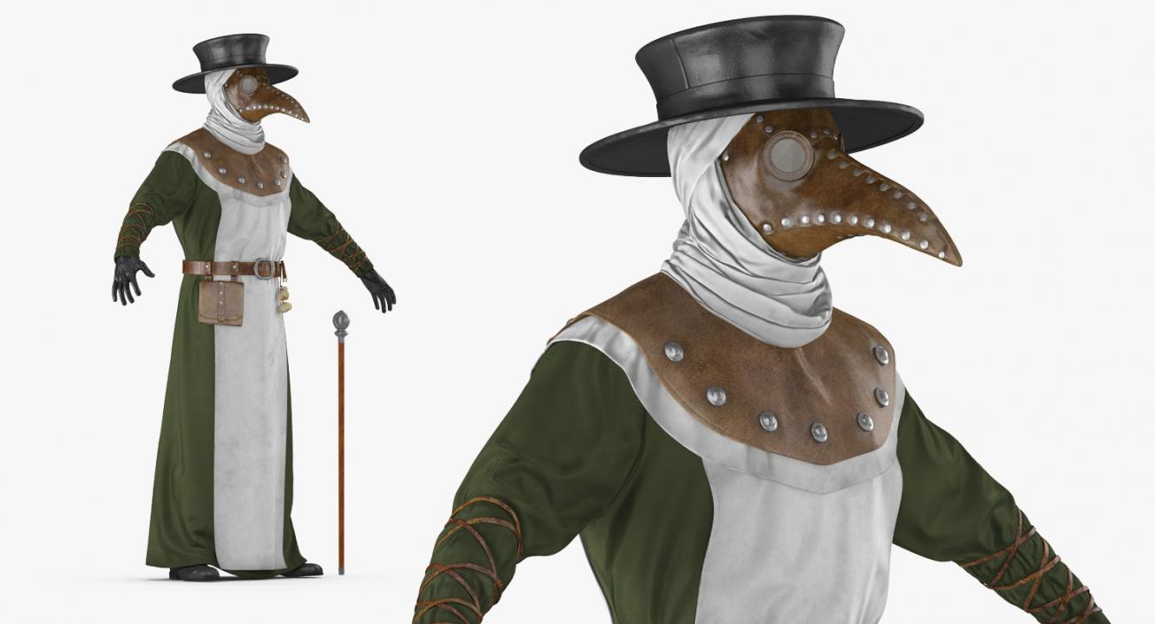 3D Plague Doctor Costume