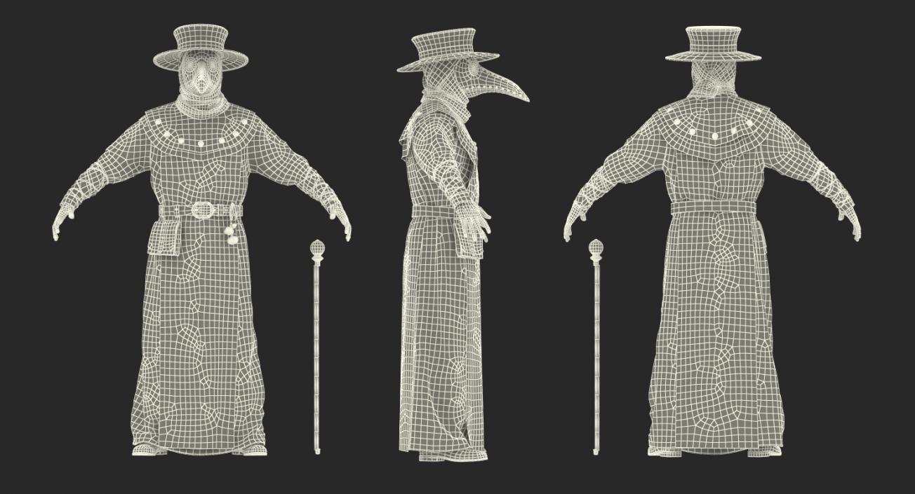 3D Plague Doctor Costume