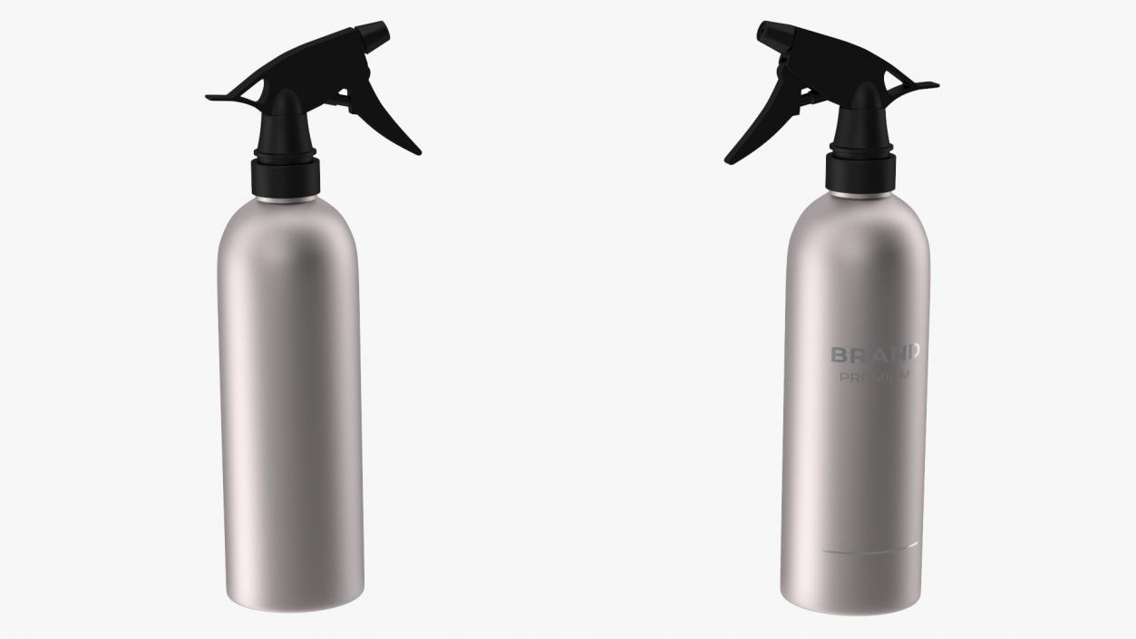 3D Black Trigger Sprayer Bottle model