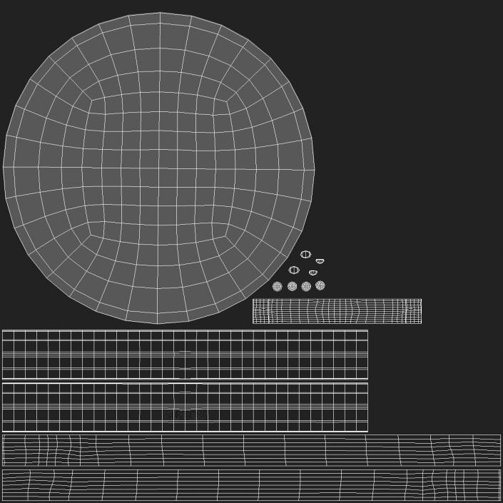 3D model Fine Mesh Sieve