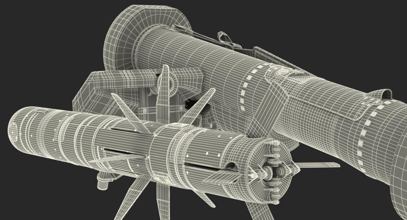 Anti Tank Missile FGM-148 Javelin Set 3D