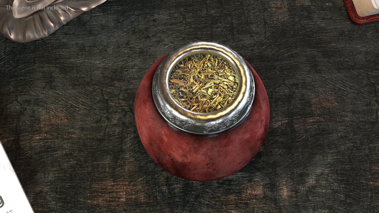 Yerba Calabaza with Mate 3D model