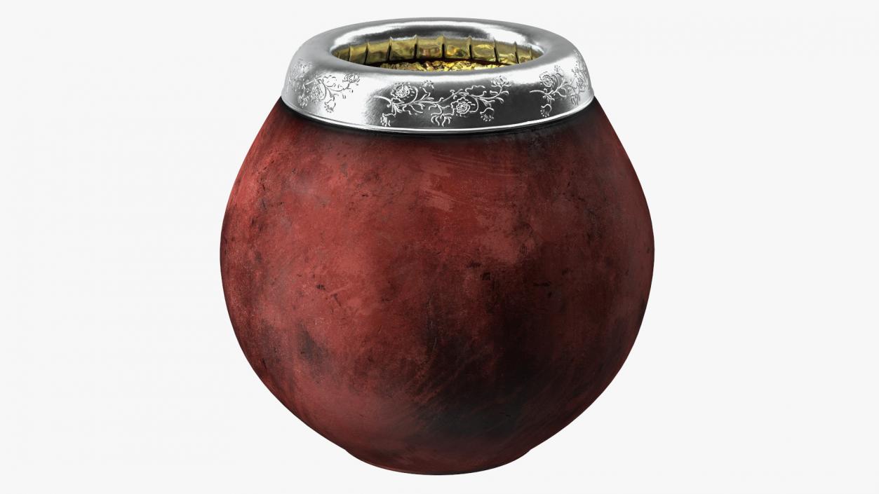 Yerba Calabaza with Mate 3D model