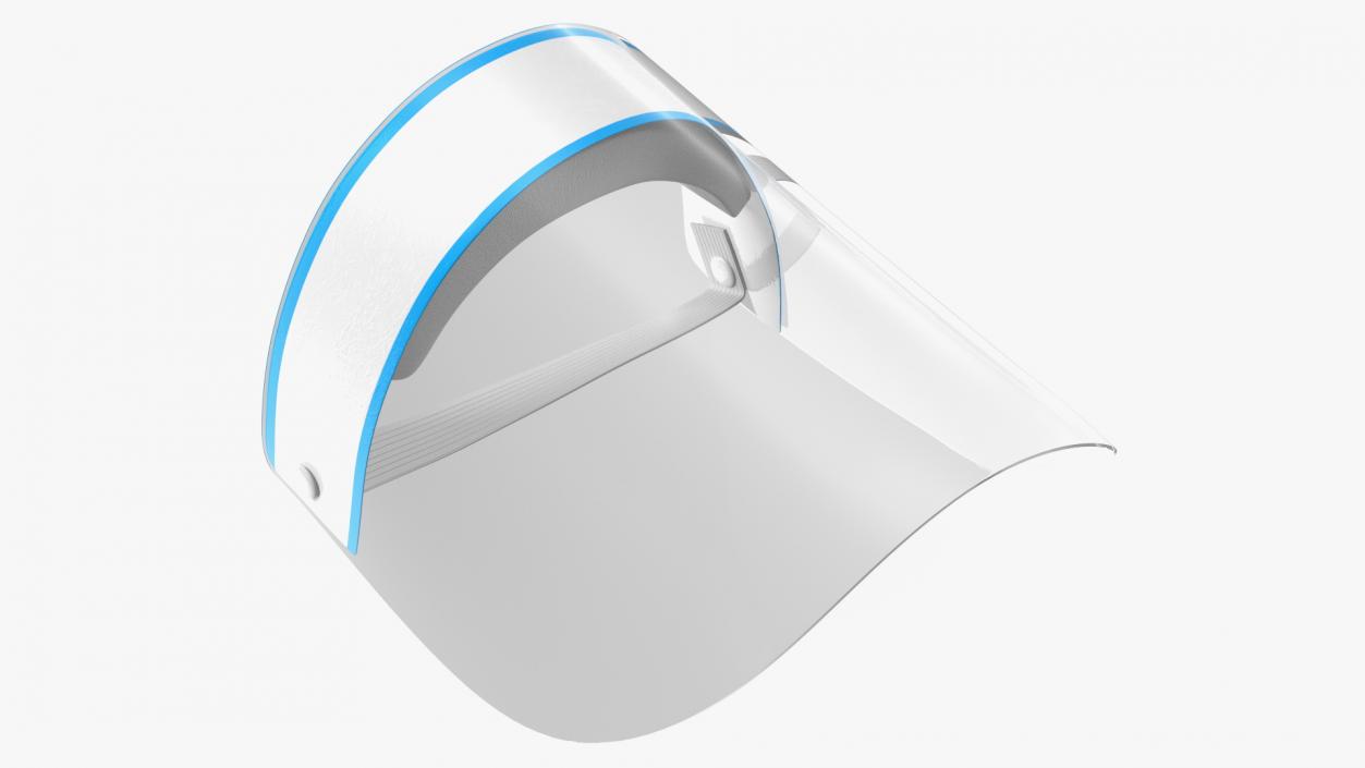 3D Clear Face Shield Visor model