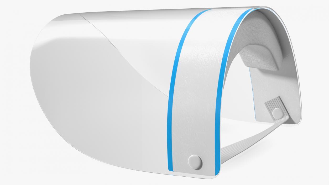 3D Clear Face Shield Visor model