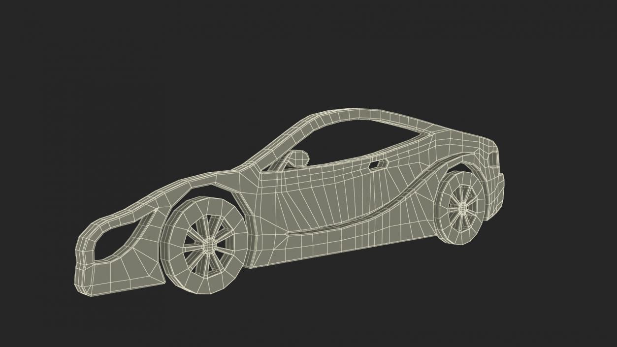 3D Car Silhouettes Collection 6 model