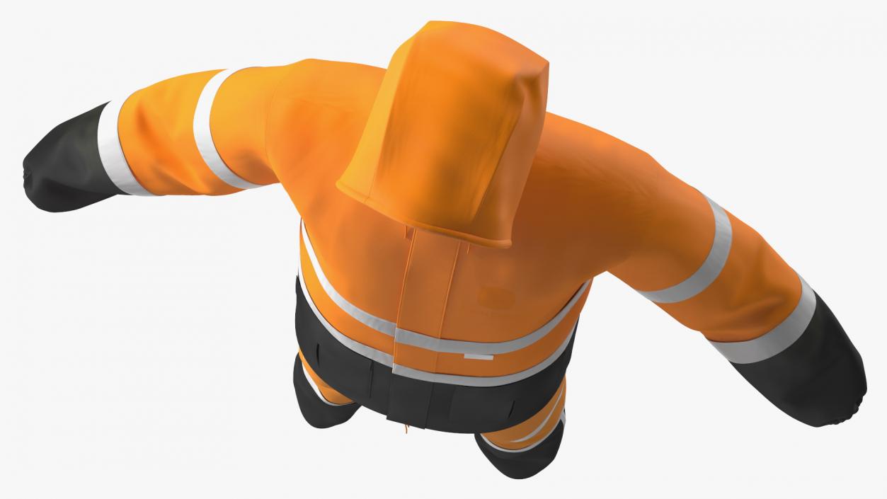 3D model High Visibility Rain Suit