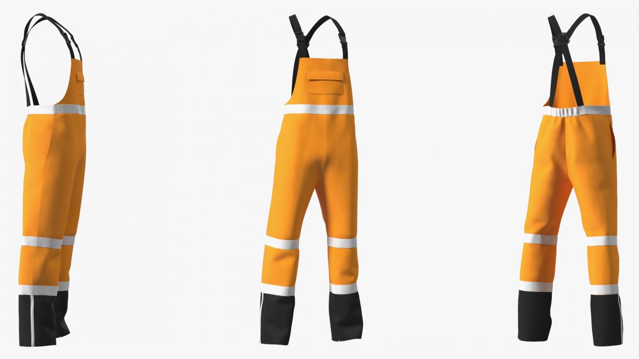 3D model High Visibility Rain Suit