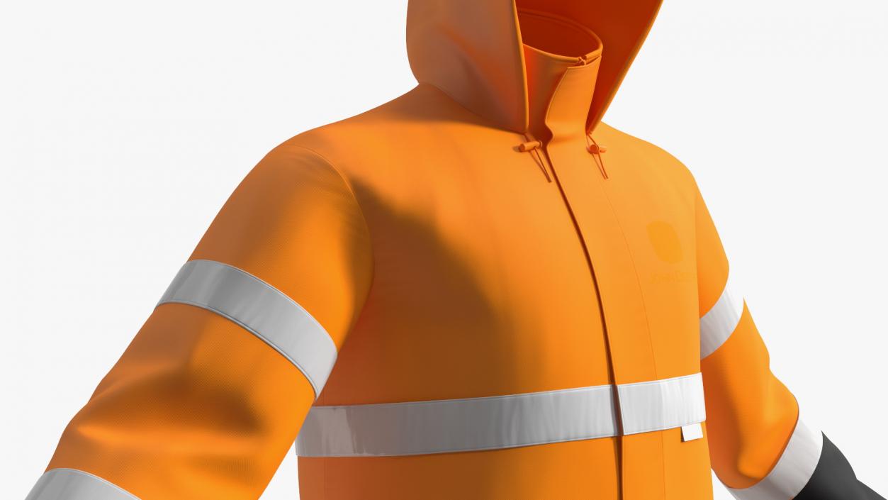 3D model High Visibility Rain Suit