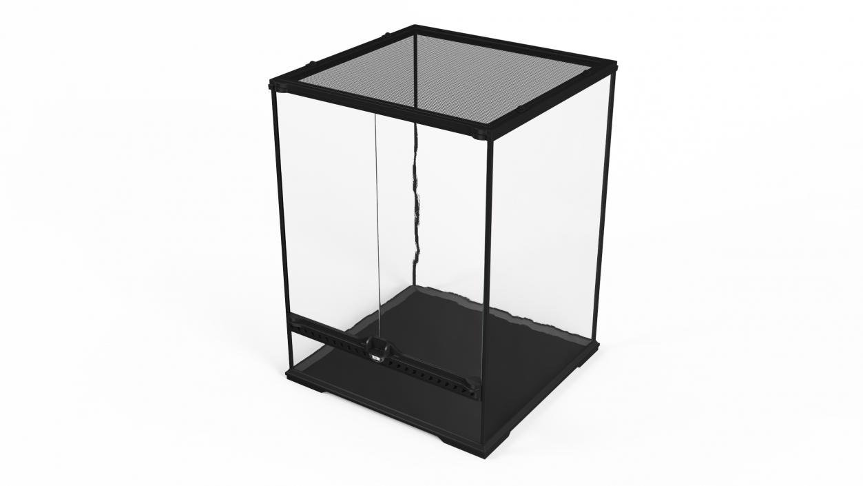 3D Empty Tall Terrarium for Reptiles model