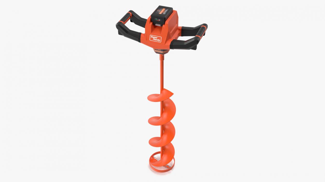 Electric Ice Auger Super Handy Orange 3D