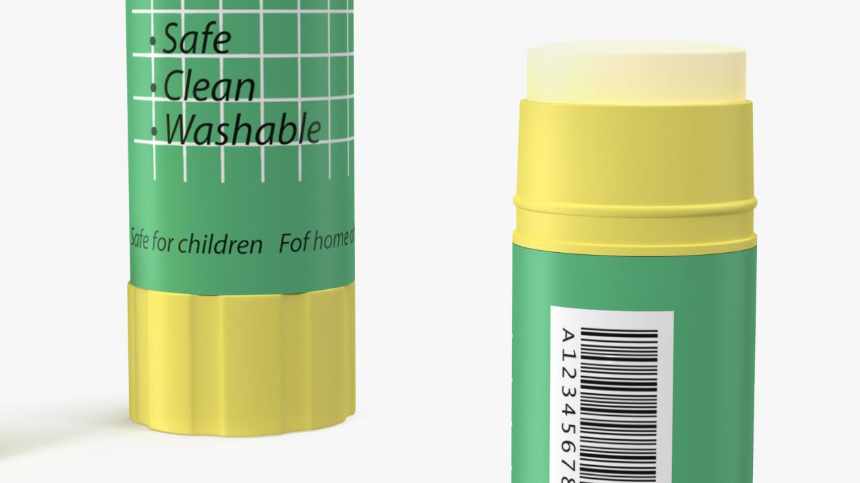 Washable Glue Stick 3D model