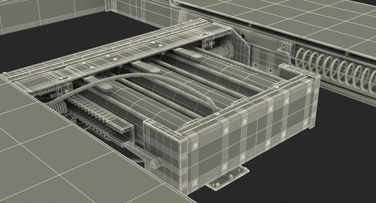 3D 4 Post Car Lift Generic model