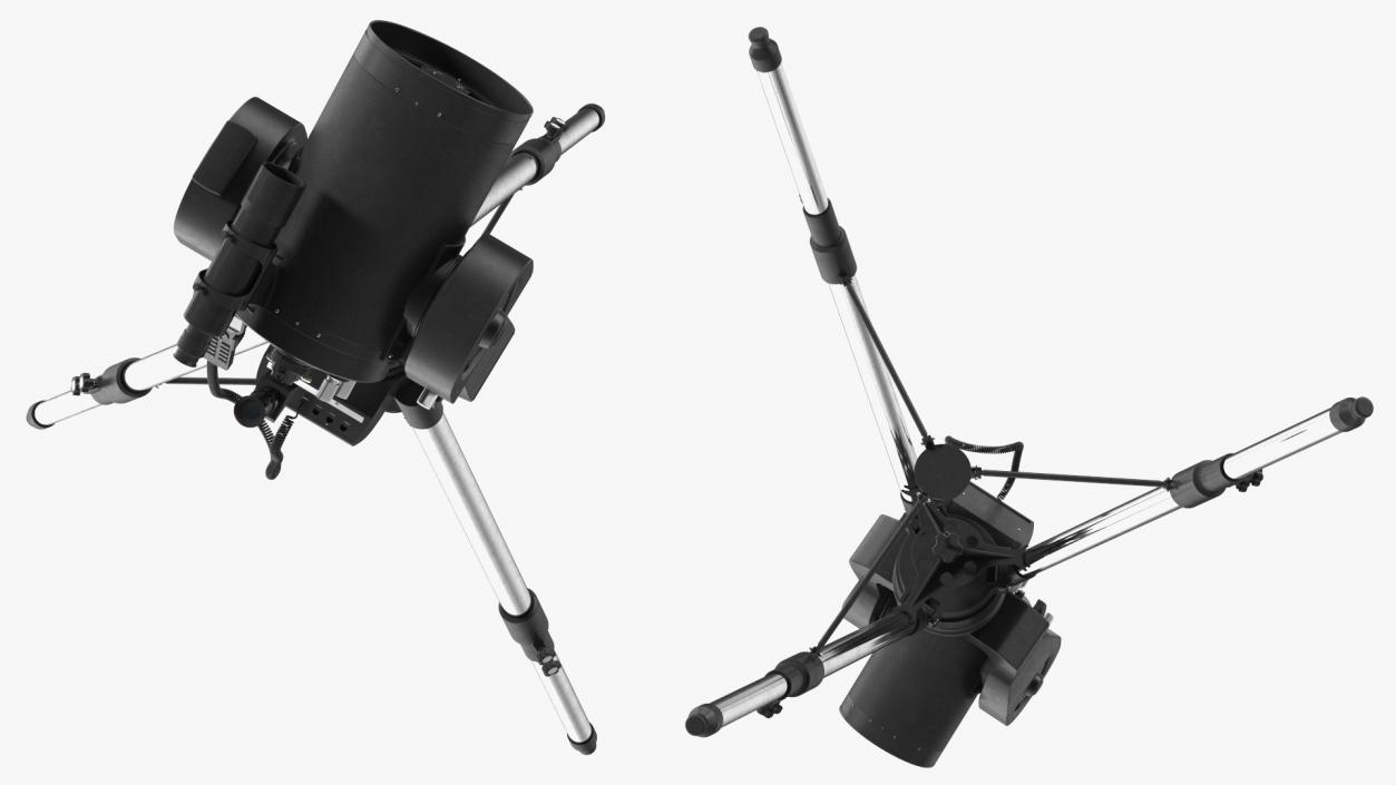 3D Telescope 8 Inch with Tripod model