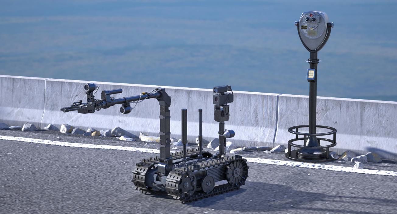 3D Military Robots Collection