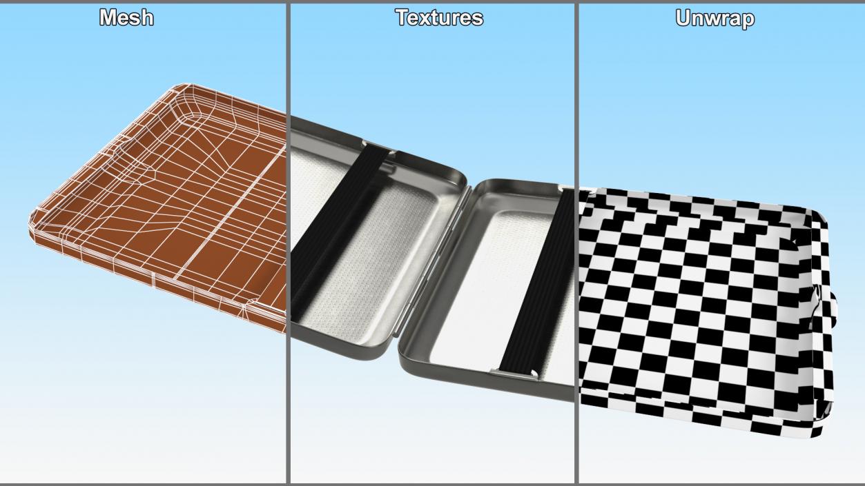 3D model Steel Cigarette Case