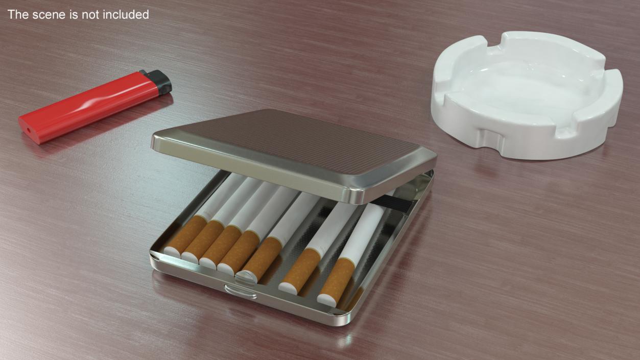 3D model Steel Cigarette Case