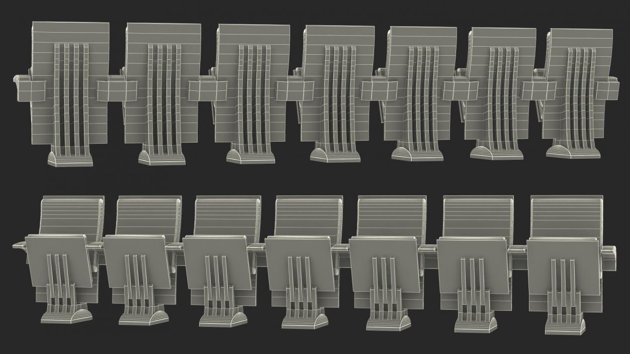 3D Auditorium Seats