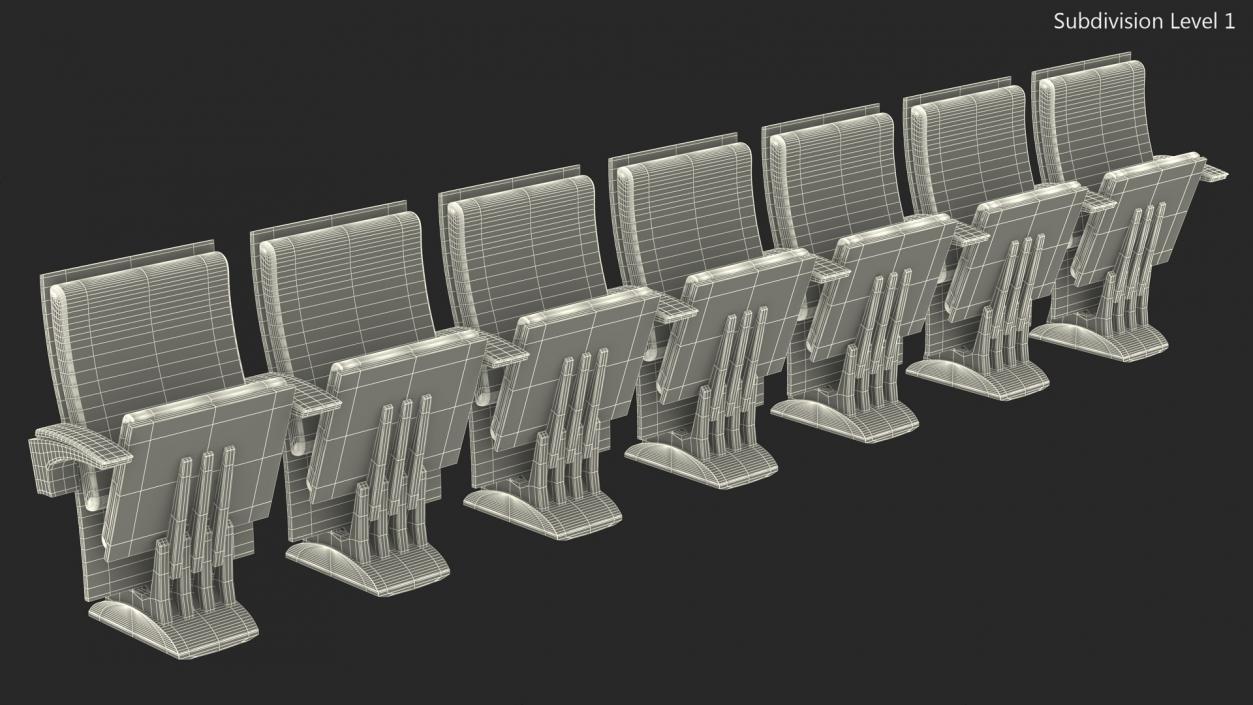 3D Auditorium Seats