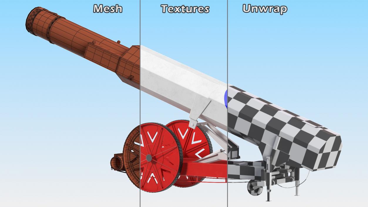 3D model Circus Human Cannonball Rigged