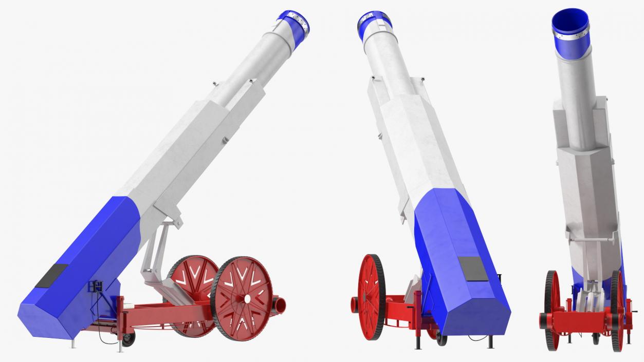 3D model Circus Human Cannonball Rigged