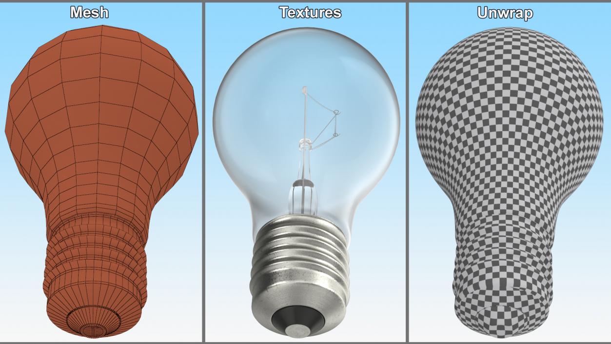 Standard Light Bulb 3D model