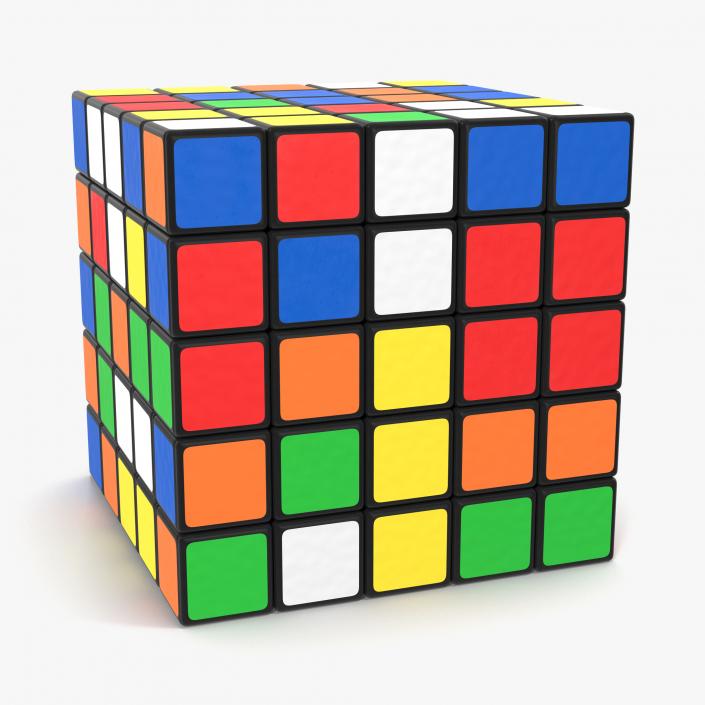 3D model Rubiks Cube 5x5