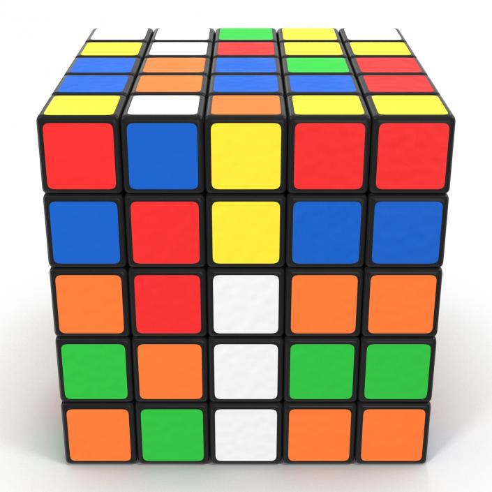 3D model Rubiks Cube 5x5