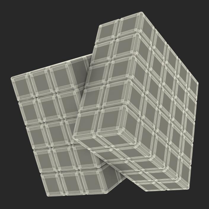 3D model Rubiks Cube 5x5