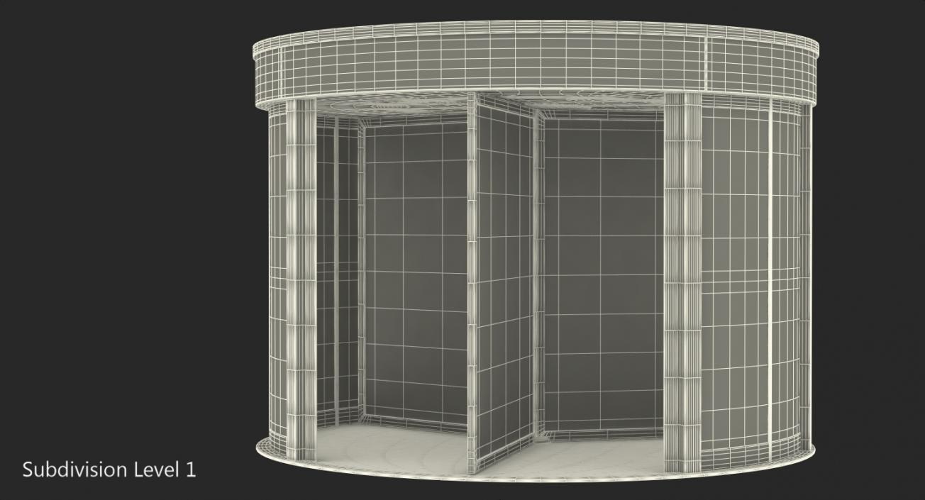 3D Revolving Door System