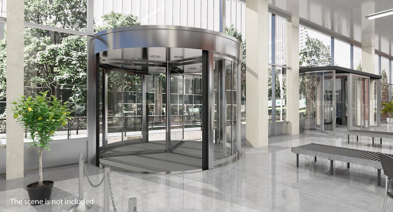 3D Revolving Door System