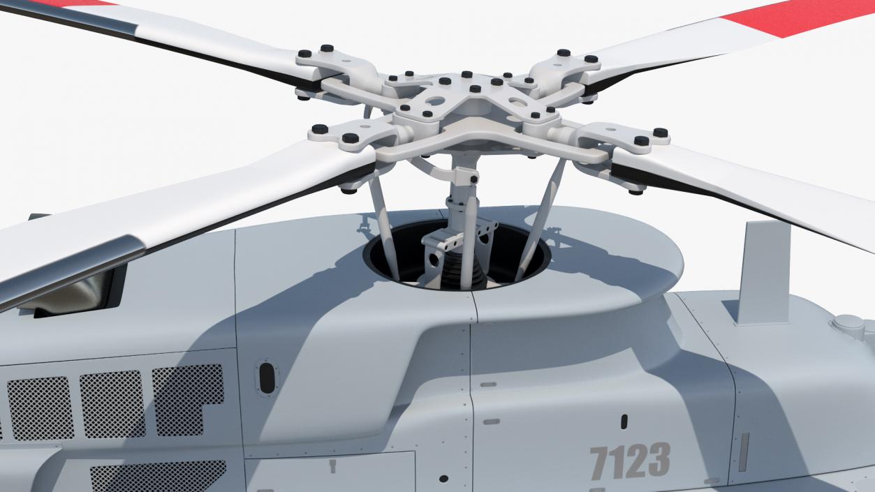 3D model Northrop Grumman MQ-8C Fire Scout Unmanned Helicopter Rigged