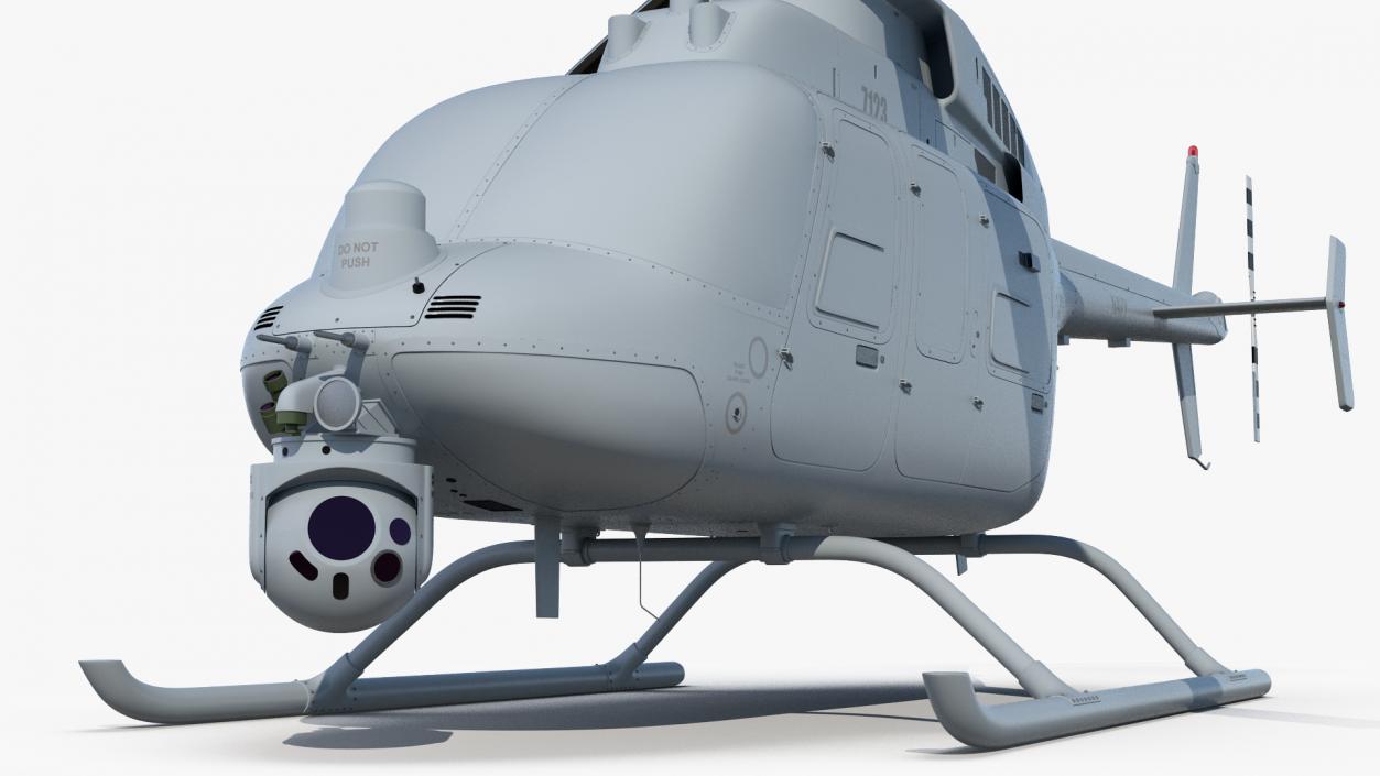 3D model Northrop Grumman MQ-8C Fire Scout Unmanned Helicopter Rigged