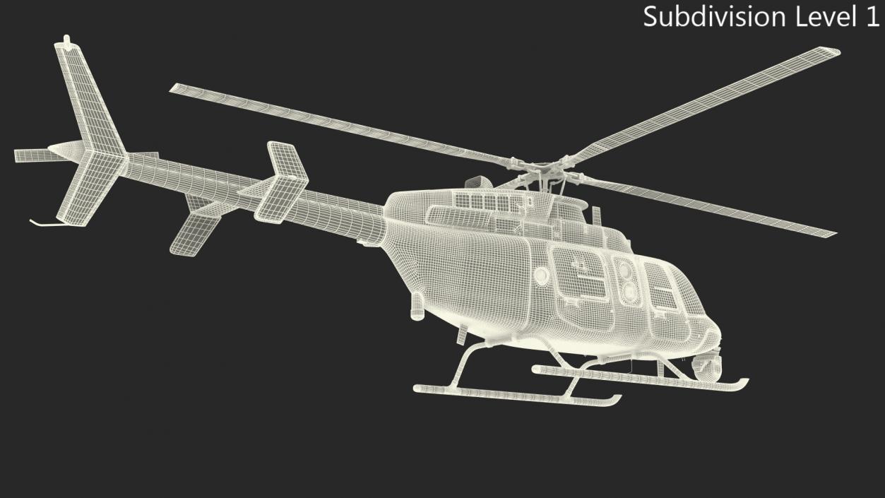 3D model Northrop Grumman MQ-8C Fire Scout Unmanned Helicopter Rigged