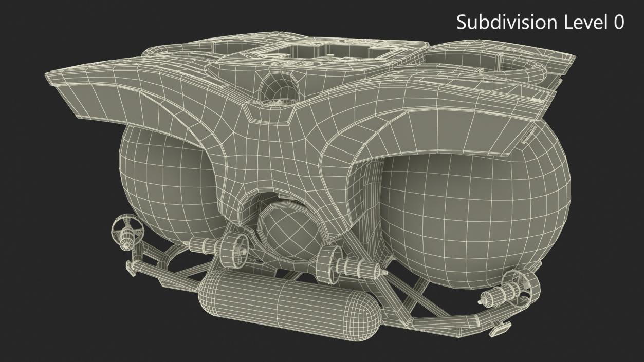 3D U-Boat Worx Cruise Sub Rigged 2