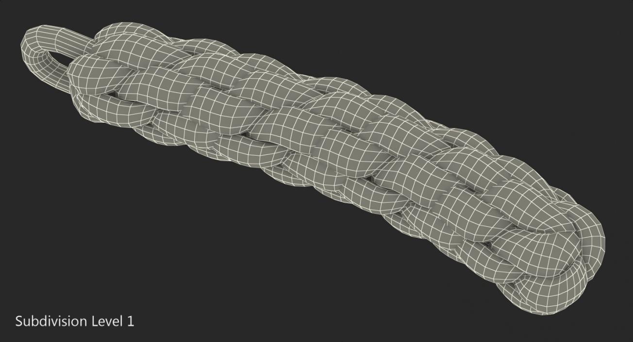 3D Piece of Rope model