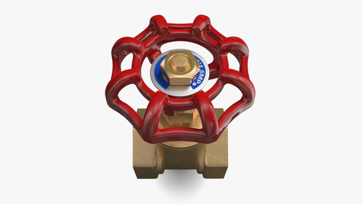 Bronze Gate Valve 3D