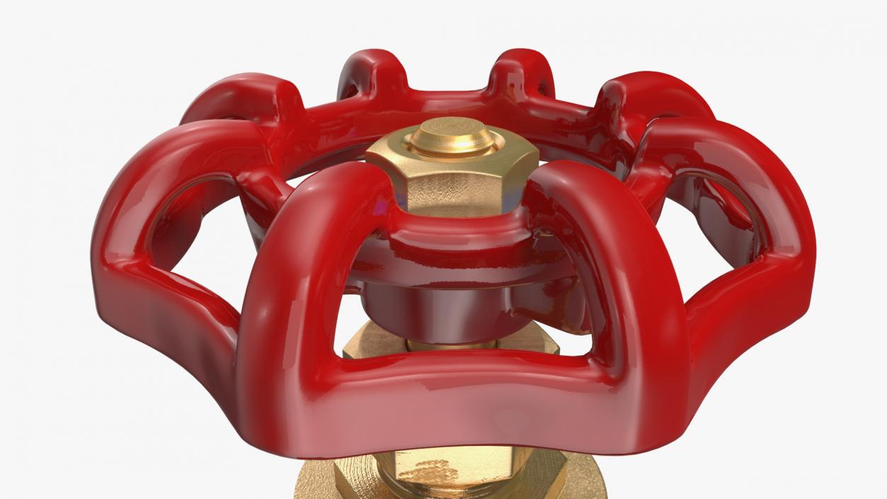 Bronze Gate Valve 3D