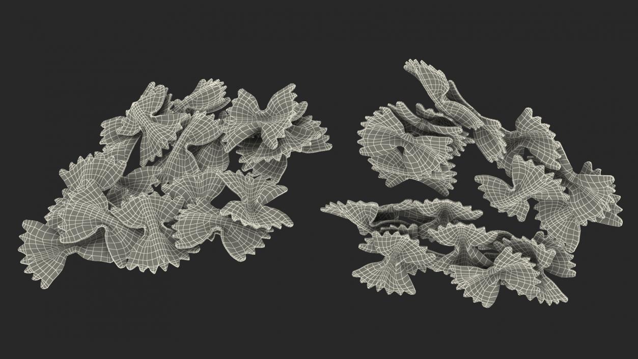 Farfalle Pasta 3D model