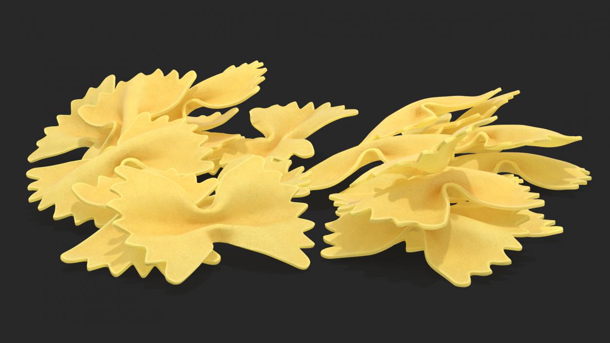 Farfalle Pasta 3D model