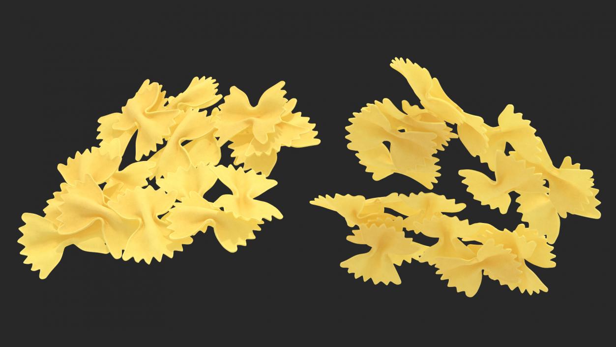 Farfalle Pasta 3D model