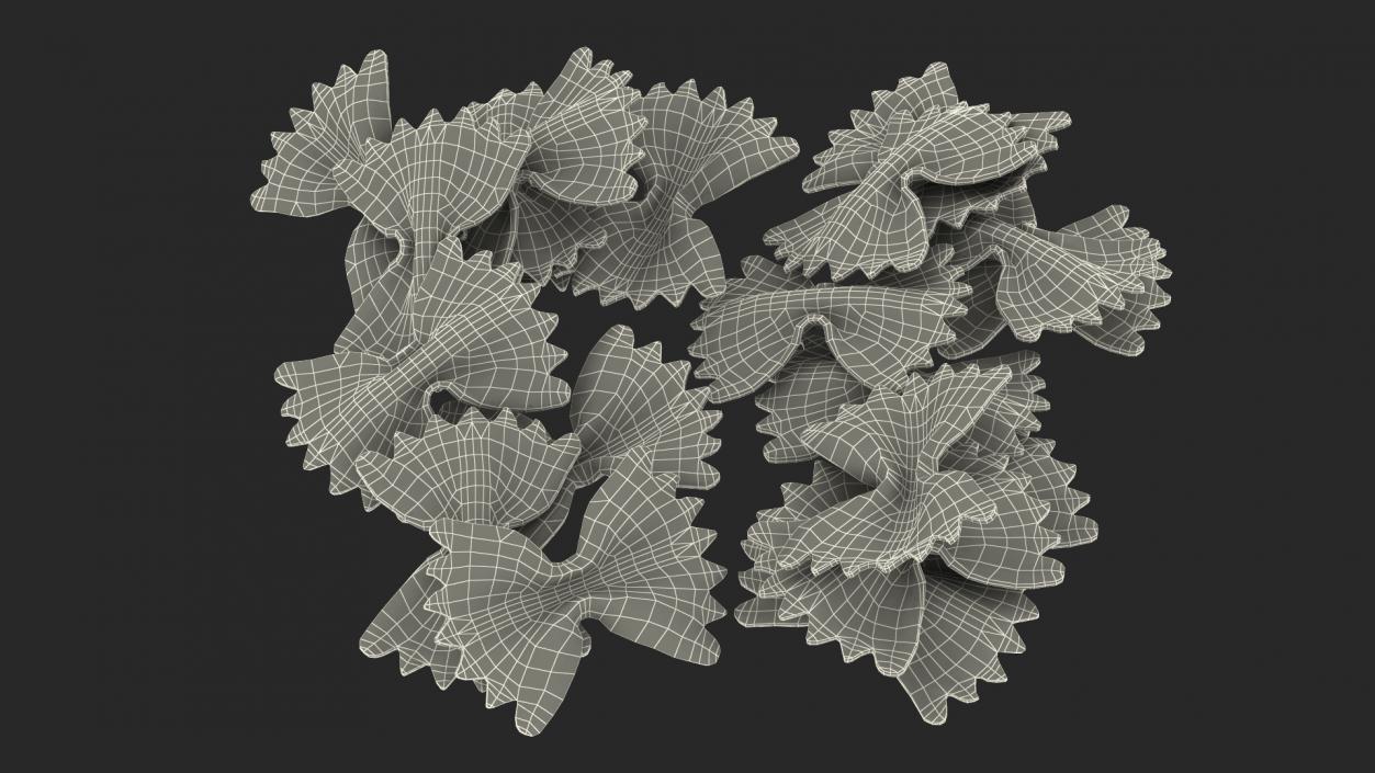 Farfalle Pasta 3D model