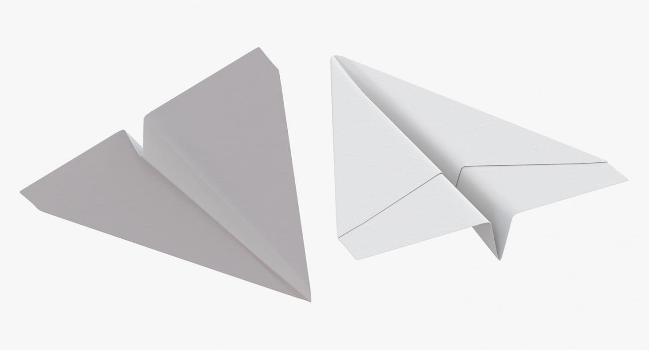 Origami Paper Boat and Plane Collection 3D model