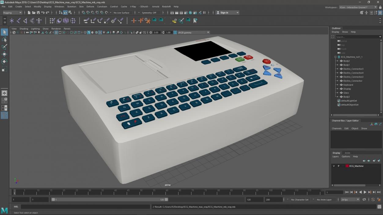 3D ECG Machine