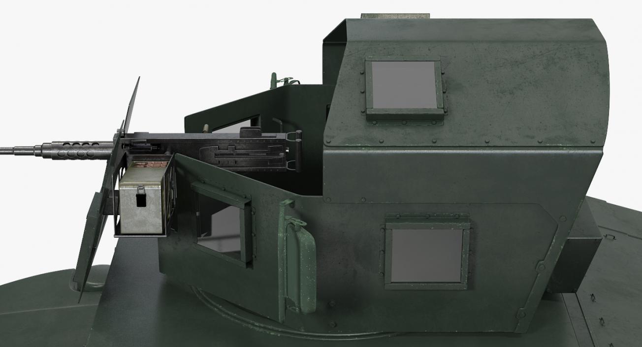 3D Humvee M1151 Enhanced Armament Carrier model