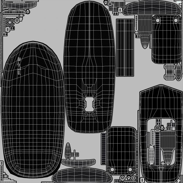 3D model Fliteboard PRO Series 3 Carbon