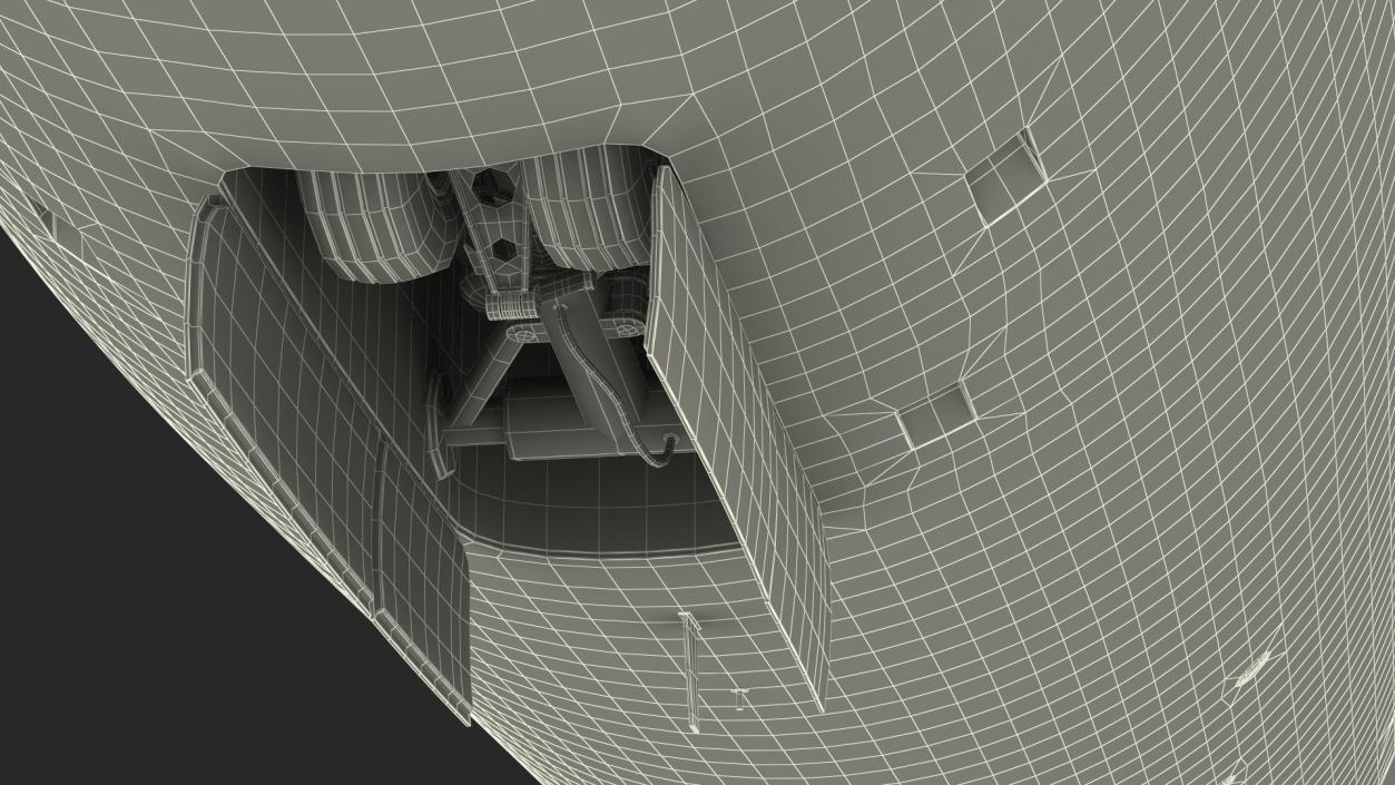 3D model McDonnell Douglas MD11 Tri Jet Airliner UPS Rigged